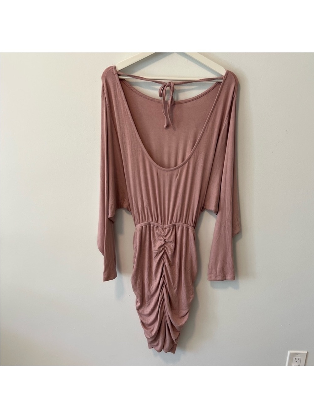 Free People Ruched Wrap Dress